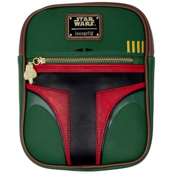Loungefly X Star Wars Boba Fett Crossbody Bag NWT - Picture 3 of 3